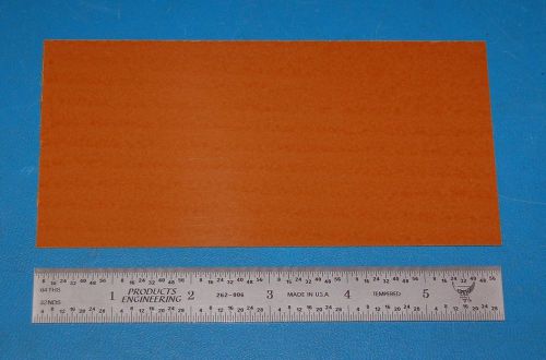 Garolite sheet, grade xx, .032&#034; (.81mm), 6x3&#034; (tan) for sale