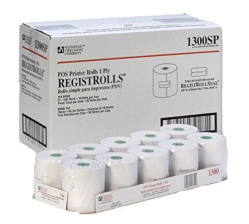 National Checking Company (NCCO) REGISTER ROLL 1300SP - 1 Case with 3 Trays of