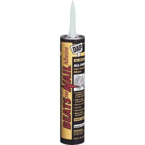 Dap beats the nail carb compliant construction adhesive 10.3-ounce for sale