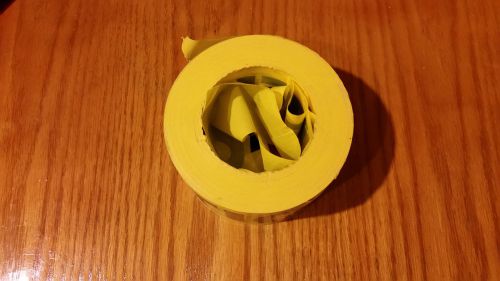 Yellow caution tape 3&#034; inch x 500+&#039; ft. rolls safety barrier police barricade for sale