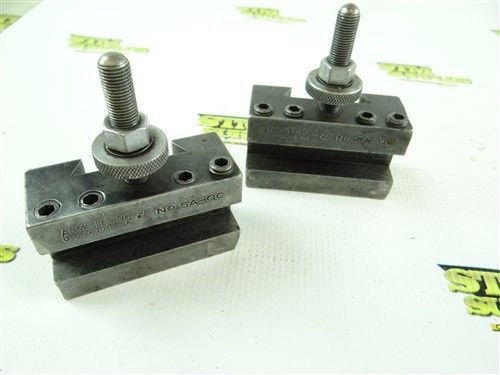 PAIR OF ARMSTRONG 5A-QC TURNING TOOL HOLDER ALORIS BXA COMPATIBLE