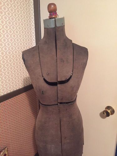 Vintage Antique Mannequin Dress Form Steampunk Industrial Adjustable Seamstress