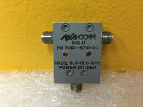 M/A-COM Omni-Spectra 2090-6210-00, 8 to 18 GHz, SMA (F), 18 dB, Power Divider