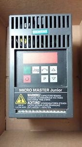 Frequency converter siemens micromaster junior 6se9111-5ba53 for sale