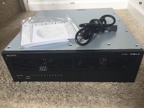 New SONY SNT-RS3U Video Network Station W/ User Guide/set Up Program Cd
