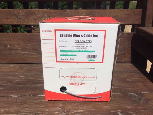 Belden 8723, 22awg, 1000ft spool, shld multipr, cable for sale