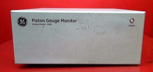 GE Piston Gauge Monitor Ruska Model 2456 Powers On