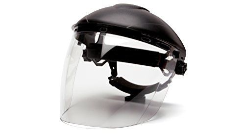Pyramex safety pyramex s1110 polycarbonate tapered clear faceshield, tapered for sale