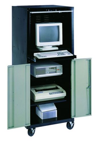 Brand New Edsal Economical Mobile Computer Cabinet
