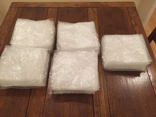 150 Clear Bubble Pouches Envelopes Wrap Bags, 7&#034; x 7.5&#034; - USED