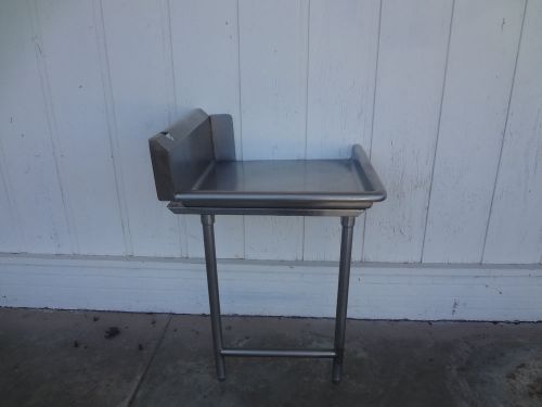 Left clean side dish table stainless steel  #1701 for sale