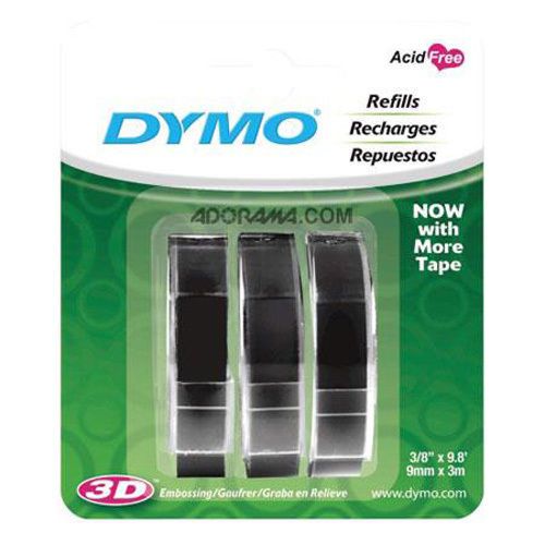 dymo Acid Free Label Refill - 1741670 -black ( - 3 3/8&#034; x 8.8ft rolls)