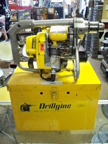 DrillGine Advanced Engine Product 1Hp Gas Powered Drill Case Manual Vintage