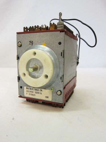 New Genuine OEM Electrolux Wascomat 471895304 072554 P1 Timer 220V 60Hz 