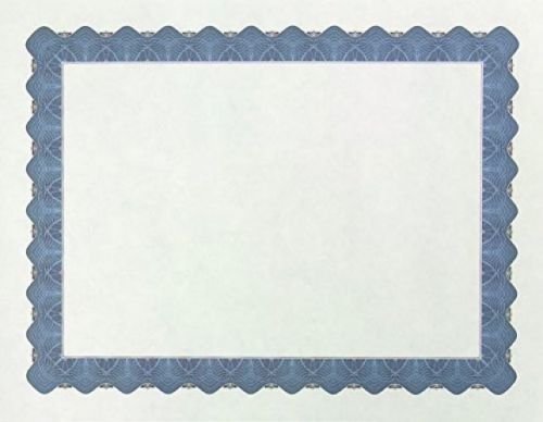 Great Papers! Metallic Blue Border Certificate, 8.5 x 11 , 100 Count (934400)
