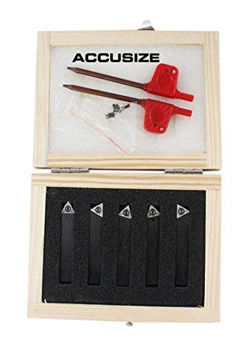 Accusize industrial tools accusizetools - 5 pcs/set 5/16&#039;&#039; indexable carbide for sale