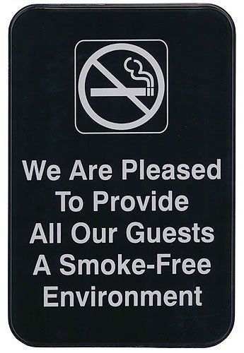Update International &#034;We Are Pleased To Provide All Our Guests A Smoke-Free&#034; B13