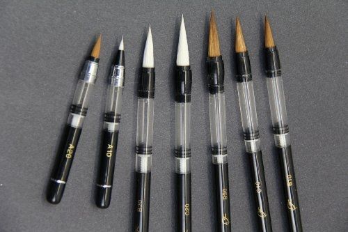 Blueheronarts 7 piston filler waterbrush &amp; water brush fountain pens value pack for sale