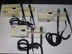 Lot of 3 WELCH  ALLYN Model 767 Otoscope &amp; Opthalmoscope Wall Transformers