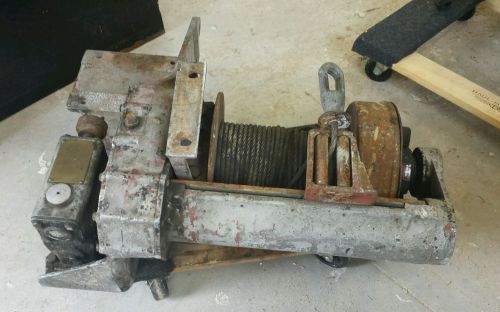 PTO Hydraulic Powered Heavy Duty Winch, vintage old wrecker