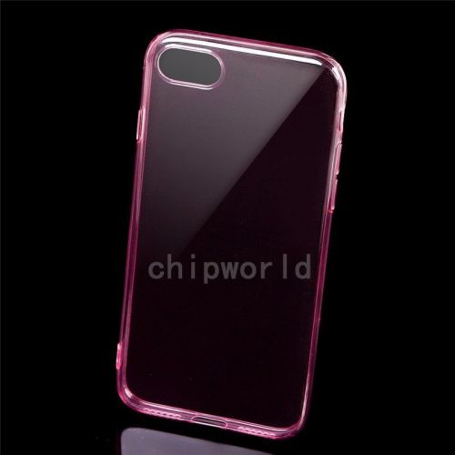Phone case cover protective shell with plug soft tpu transparent for iphone 7 for sale