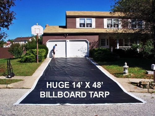 BILLBOARD TARPS BIG 14&#039; X 48&#039; Quantity Lot of (7) PICK UP ONLY! New Jersey 08080