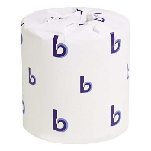 Boardwalk 6170 One-Ply Toilet Tissue Sheets, White, 1000 Sheets per Roll (Case