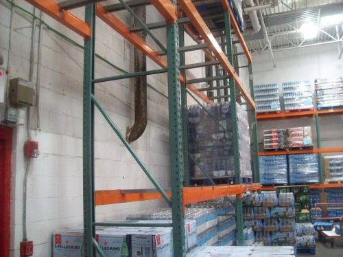 Industrial commercial warehouse shelving pallet racks teardrop  used pu ny for sale