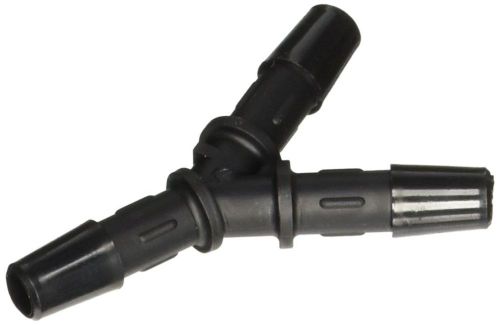Eldon james y0-4bn black nylon equal barbed y-connector 1/4&#034; hose barb (pack ... for sale