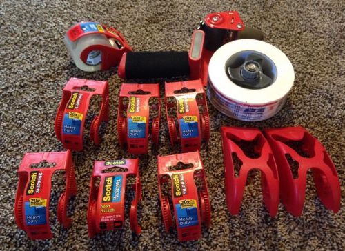 Lots 11 pieces 3mm packing tape gun dispenser scotch tape empty dispensers for sale