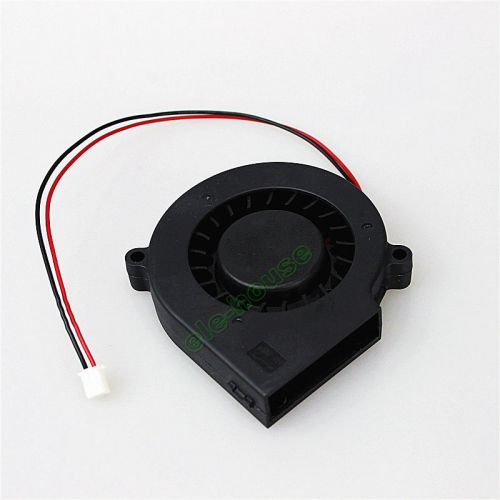 10Pcs 75mm 15mm 12V 2Pin DC Brushless Blower Cooling Exhaust Fan 75x15mm 7015S