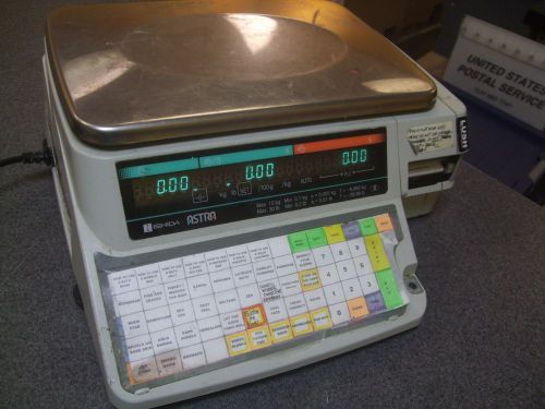 Ishida Astra Deli Scale with Label Printer 30lb Capacity #RTO