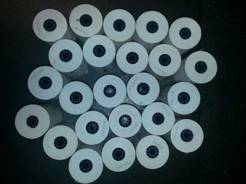 3 1/4&#034; THERMAL PAPER FOR RECEIPTS - LOT OF 24 ROLLS