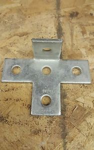 Unistrut  (p1029) 5-hole bent cross bracket (1pcs) zinc for sale