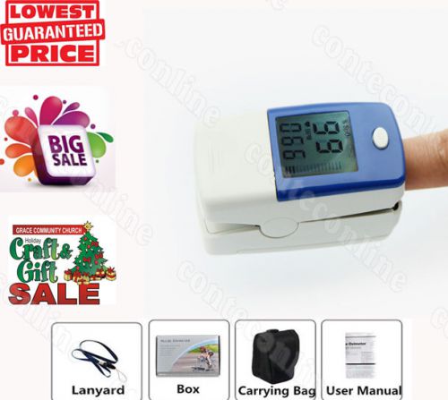Color Screen Fingertip Pulse Oximeter Blood Oxygen.CONTEC CMS50B.HOT SALE!