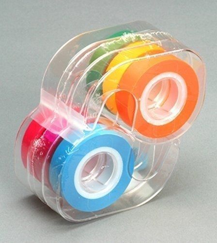 Lee removable highlighter tape; 1 roll each of 6 fluorescent colors - 6 roll for sale