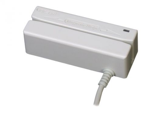 NIB ID Tech MiniMag IDT-3321-12 Magnetic Sripe Reader RS-232 Interface, White