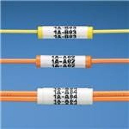 Panduit PANDUIT - NWSLC-7Y - SLEEVE, DUPLEX CABLE ID, WHITE, 3MM, PK100