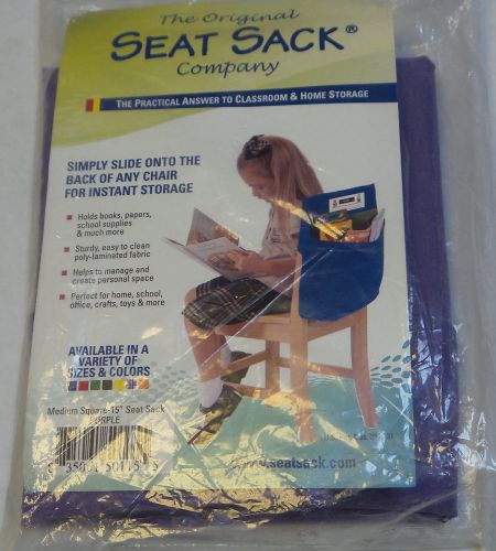 Seat Sack Medium Storage Pocket With New Name Card Slot 15 x 10 in. Grade 1 To 3
