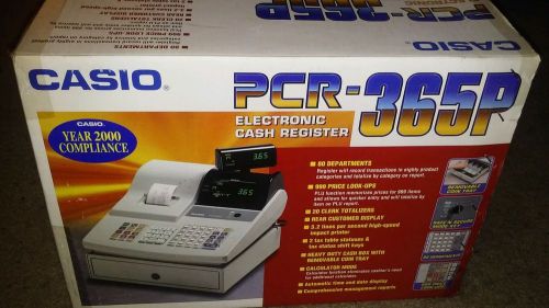 Electronic Cash Register Casio PCR-365P