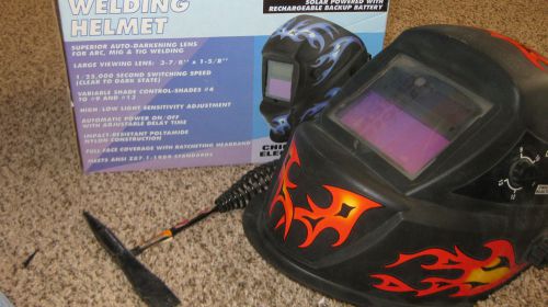 Welding helmet auto darkening for sale