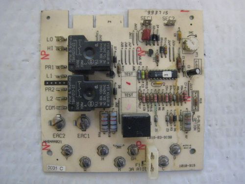 Carrier bryant payne hh84aa021 1010-919 furnace control board used free shipping for sale