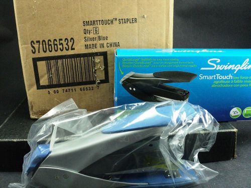 Swingline 25 Sheet, SmartTouch Low Force Stapler,  mfr# S7066532, Silver &amp; Blue