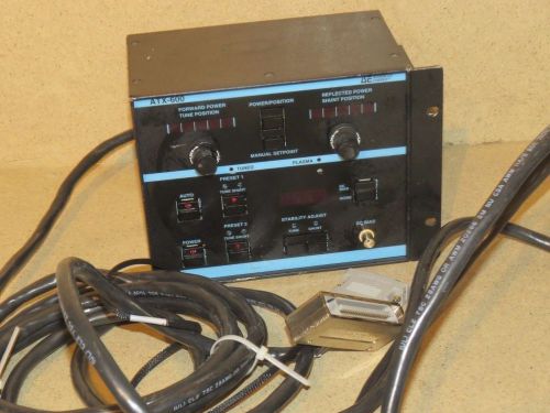 Advanced energy atx-600 match controller w/ cables (bt) for sale