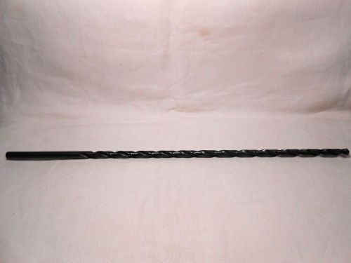 1/4&#034; high speed steel long drill 18&#034; overall length 14&#034; flute length new for sale