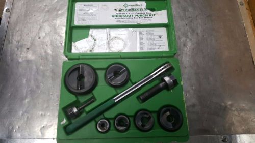Greenlee 7238sb slug-buster knockout kit with ratchet wrench for sale