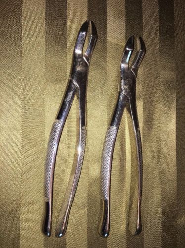 Lot of 2 HU-FRIEDY 53L Immunity Stainless Steel Extraction Forceps