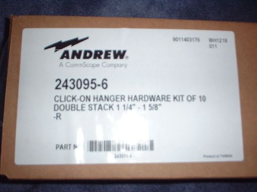 Andrew 243095-6 Hardware Kit for 1-1/4 in or 1-5/8 in Double Click-on Hangers