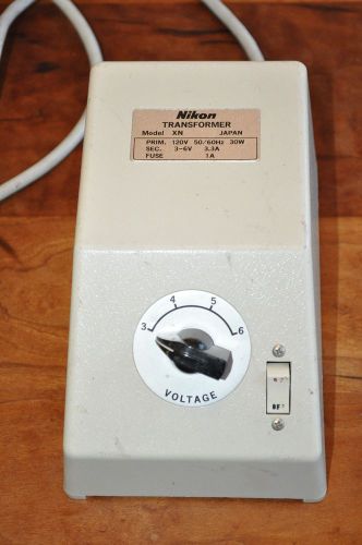 NIKON XN TRANSFORMER ILLUMINATOR MICROSCOPE LIGHT POWER SOURCE SUPPLY