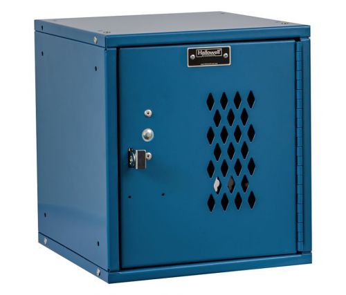 Hallowell ventilated box locker, blue, powder coat, hc121212-1dp |kt2| for sale
